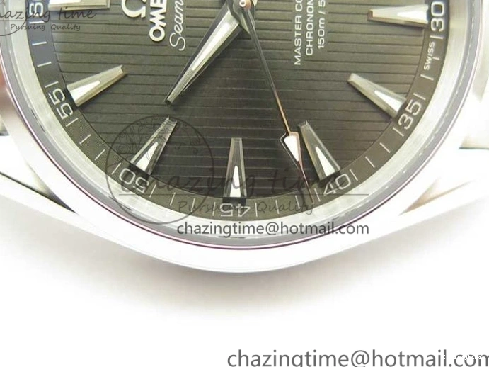 0508 Aqua Terra 150M SS VSF 1:1 Best Edition Gray Textured Dial on SS Bracelet A8500 Super Clone MultiPurpose 8039